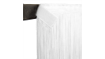 Wentex String Curtain Weiß 220 gram/m² 300cm x 300cm (B x H) - glatt