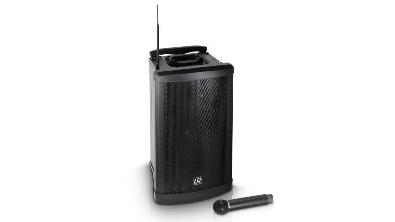 LD Systems Roadman 102 B6 - Mobiler PA Lautsprecher mit Handmikrofon