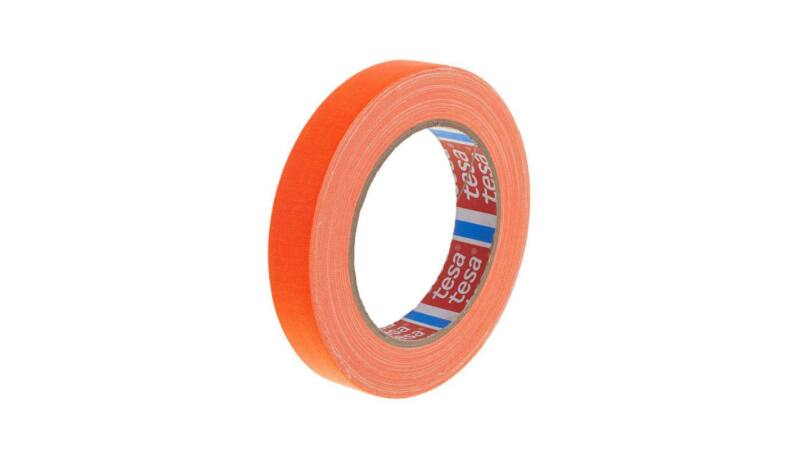 tesa 4671 Highlight Tape - 25m x 19mm Orange Neon