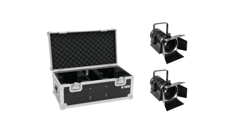 EUROLITE Set 2x LED THA-40PC sw + Case