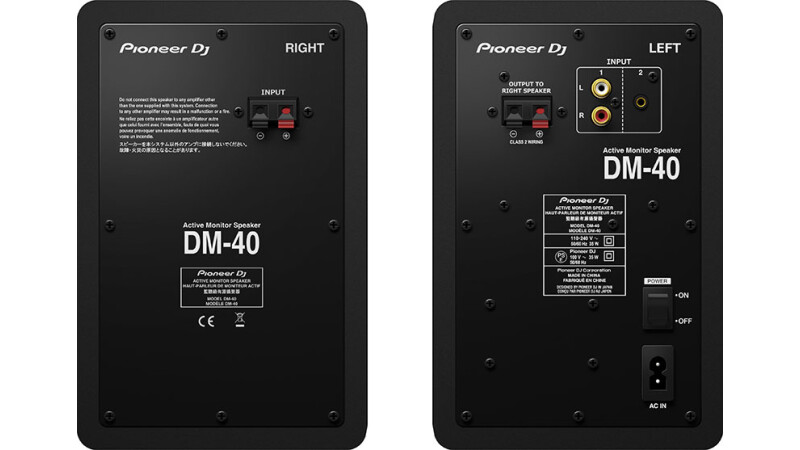 Pioneer DM-40 Aktiv Monitor Boxen 
