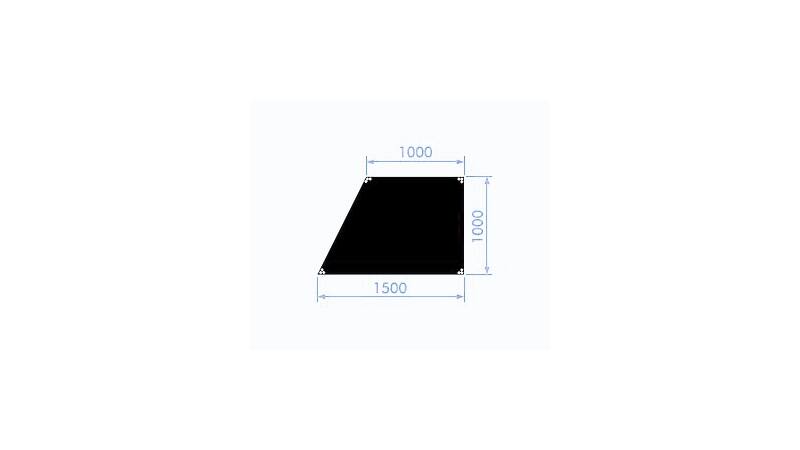 Prolyte StageDex TOPLINE B&uuml;hnenpodest 150 x 100 x 100 cm Links Artikelbild 3
