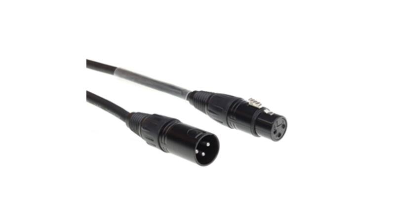 Admiral DMX Kabel 3-polig konfektioniert XLR 0,5m schwarz