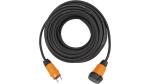 Brennenstuhl professional extension cable IP44 with 25m cable in black - 9162250100