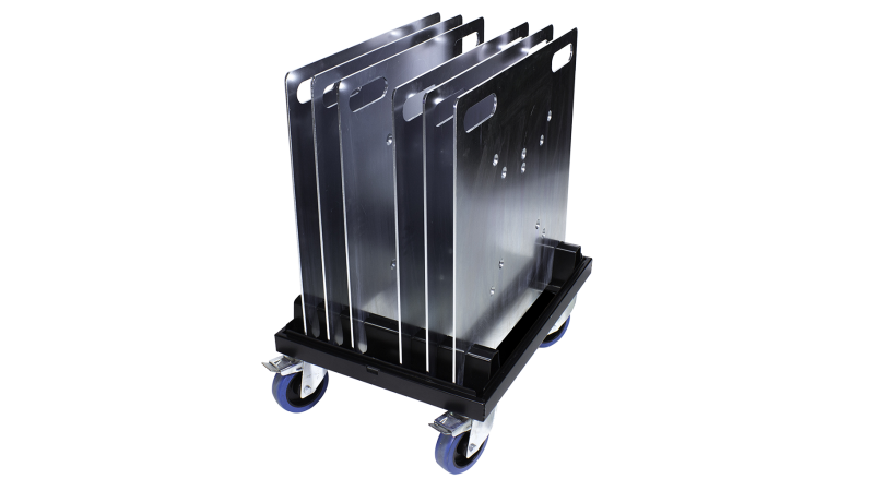 Admiral floor plates dolly transport trolley for 100x100cm x 10mm