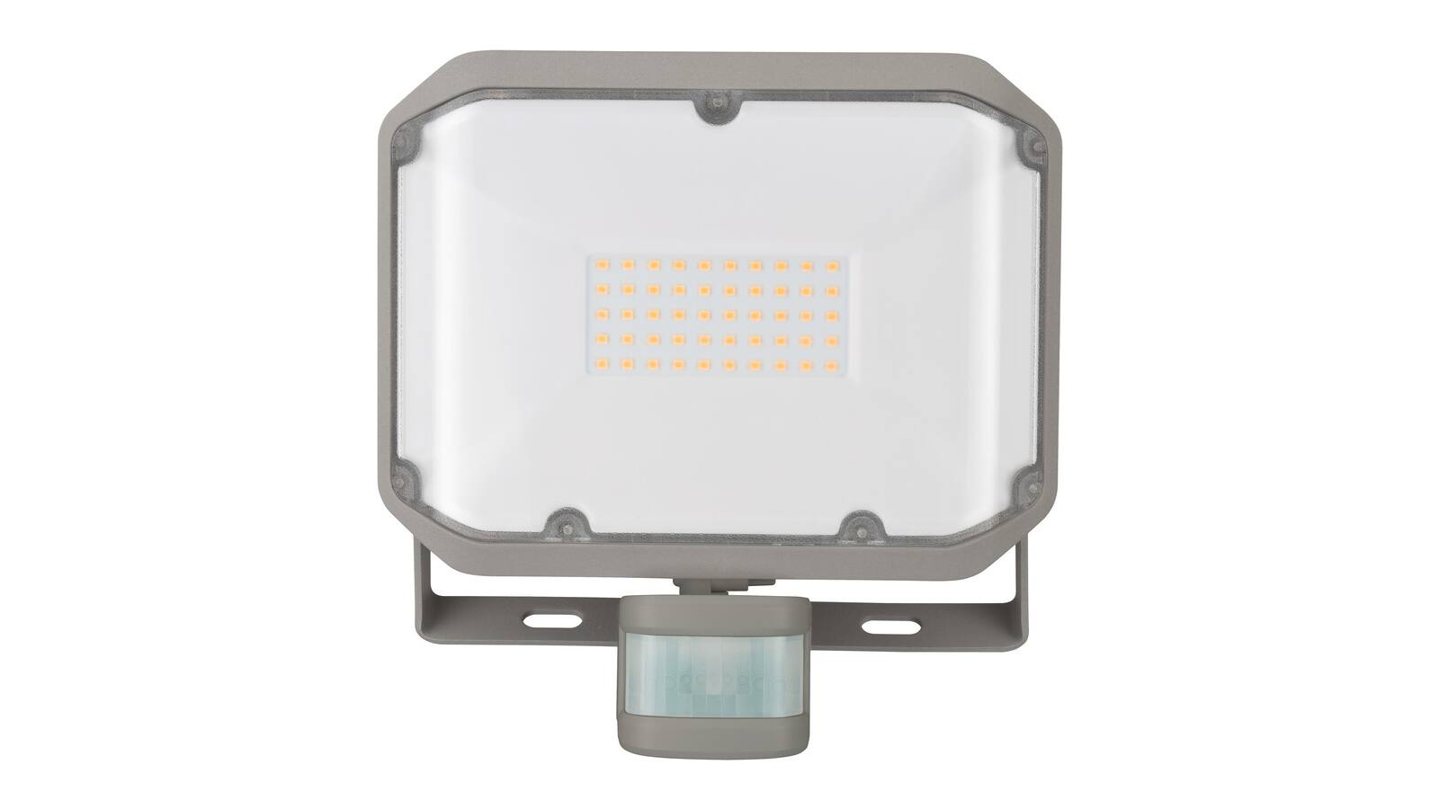 Bewegu AL PIR Strahler IP44/Aluoptik/mit LED Brennenstuhl mit 30W