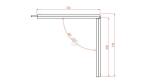 Prolyte StageDex Bühnengitter flexible Ecke 90-270° Aluminium