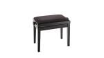 König & Meyer piano bench 13900 bench matt black, seat black velvet