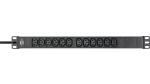 Brennenstuhl Alu-Line 19 Zoll Steckdosenleiste 12-fach - Steckerleiste aus hochwertigem Aluminium - 1390007112