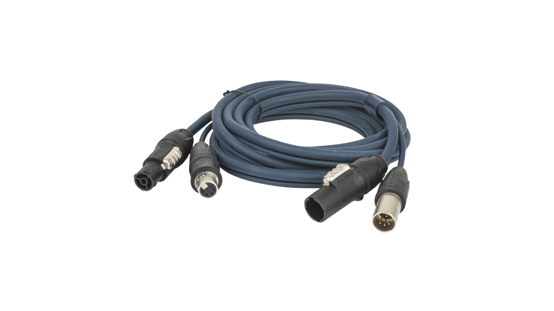 DAP FP-16 Hybrid Cable - powerCON TRUE1 & 5-pin XLR IP - DMX / Power