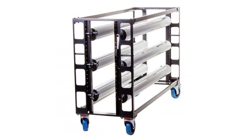 Admiral Balletfloor cart with 6xtubes and 2xhandle L180