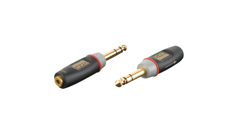 DAP XGA12 - Jack/M stereo to mini-jack/F - incl. 2x 10 kilo-Ohm resistors
