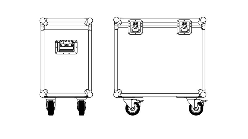 Seeburg Flightcase for 2x A4 / TSM10 + accessories