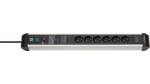 Brennenstuhl Premium-Protect-Line, Steckdosenleiste 6-fach mit USB Power Delivery zum Schnellladen - 1391010620