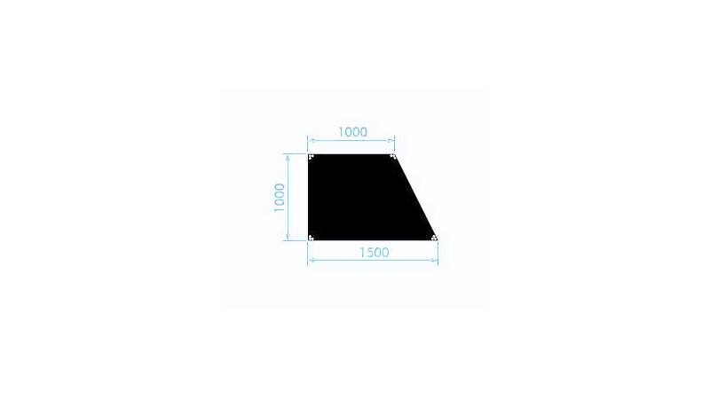 Prolyte StageDex BASICLINE B&uuml;hnenpodest 150 x 100 x 100 cm Rechts Artikelbild 3