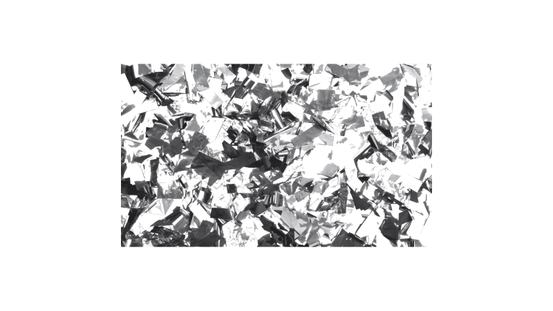 Showgear Metallic Confetti - Rectangle