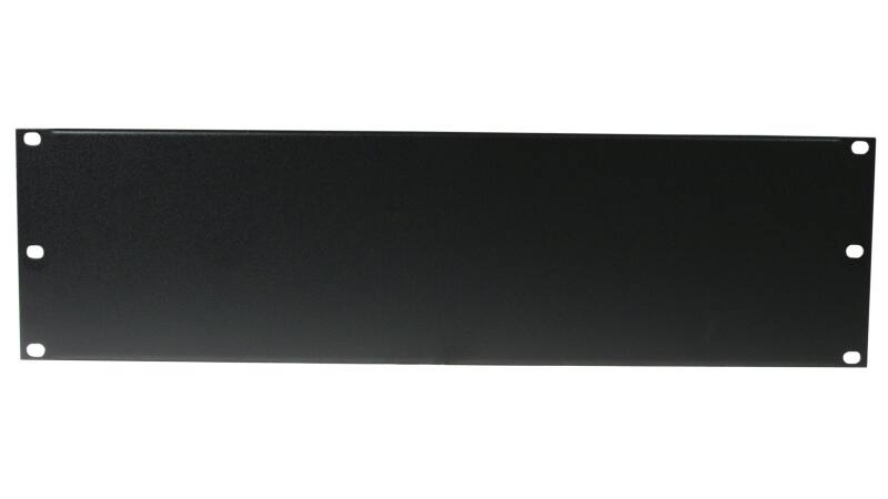 OMNITRONIC Frontplatte Z-19U, Stahl, schwarz 3HE