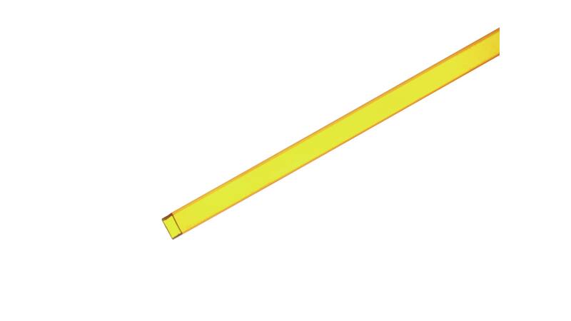 EUROLITE Leer-Rohr 10x10mm gelb 2m