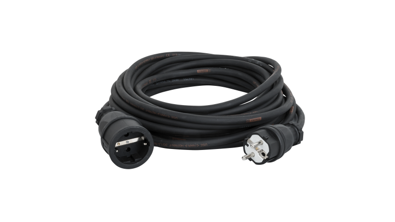 DAP Ext. Cable Schuko/Schuko Titanex with PCE 3x 1.5 mm²