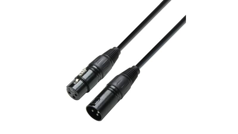 Adam Hall Cables K3 DMF 1000 - DMX Kabel XLR male auf XLR female 10 m