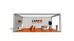 Prolyte X30D exhibition stand 4 x 3 x 2.5 m 3-point