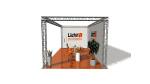Prolyte X30V exhibition stand 5 x 3 x 2.5 m 4-point
