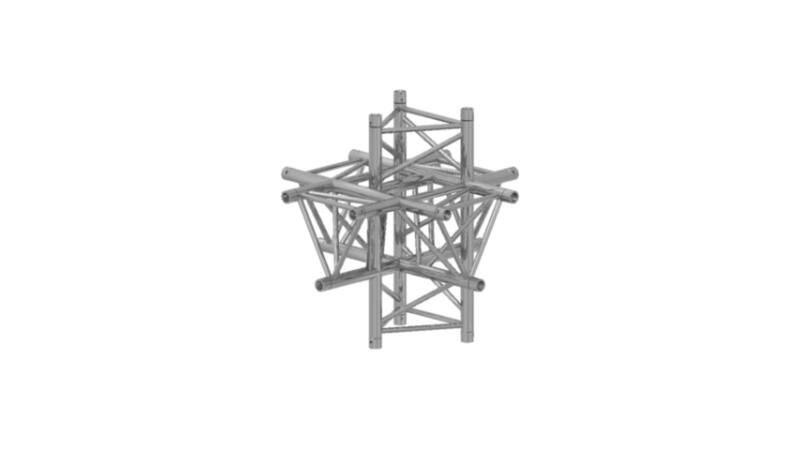 Prolyte Truss H30D-C022 Cross 6-Way Vertical Top
