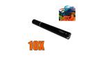 10xShowtec Handheld Luftschlangen Confetti Shooter Konfetti Kanone 50cm - Bunt Set