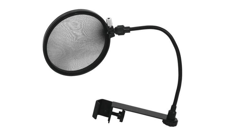 OMNITRONIC Mikrofon-Popfilter schwarz