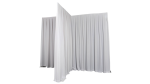 Wentex P&D Vorhang 330 x 500 cm 175 g/m² gewellt weiß